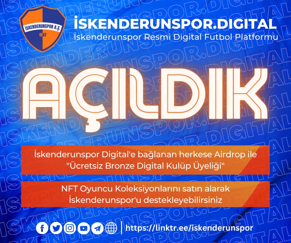 İskenderunspor Digital Futbol Platformu Açıldı